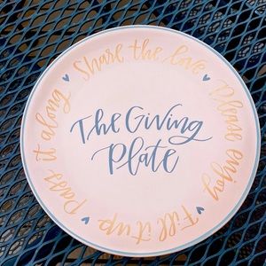 Giving Plate 10” NWT